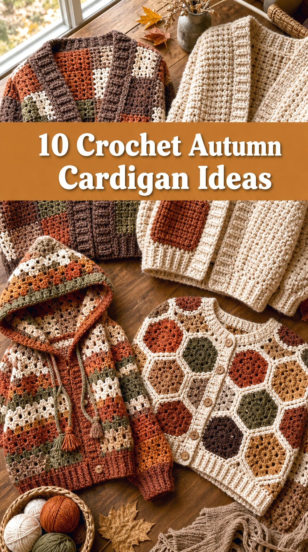 Crochet Autumn Cardigan Ideas