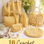 Crochet Butter Yellow Bag Ideas