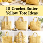 Crochet Butter Yellow Tote Ideas