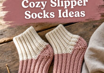 Crochet Cozy Slipper Socks Ideas