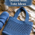 Crochet Denim Blue Tote Ideas