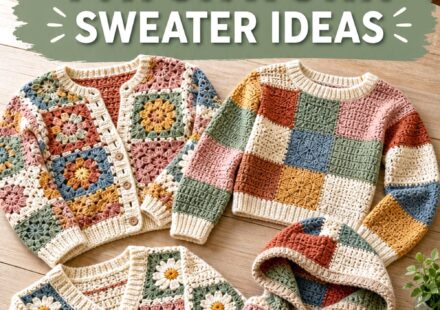 Crochet Patchwork Sweater Ideas