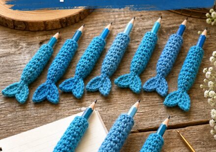 Crochet Pencil Grip Sleeve Ideas