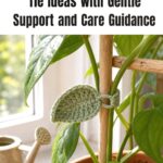 Crochet Plant Trellis Tie Ideas with Gentle Support and Care Guidance