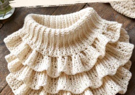 Crochet Ruffle Neck Warmer Ideas