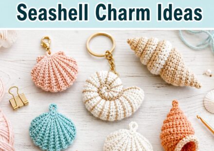 Crochet Seashell Charm Ideas