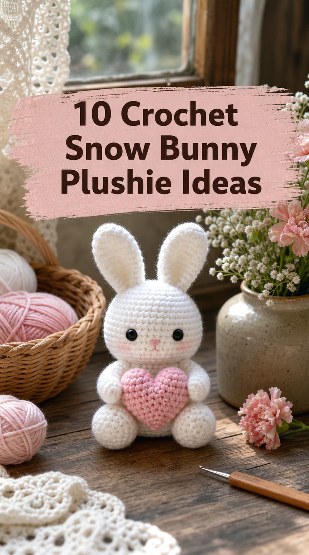 Crochet Snow Bunny Plushie Ideas