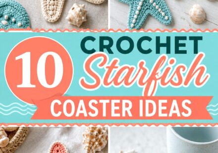 Crochet Starfish Coaster Ideas