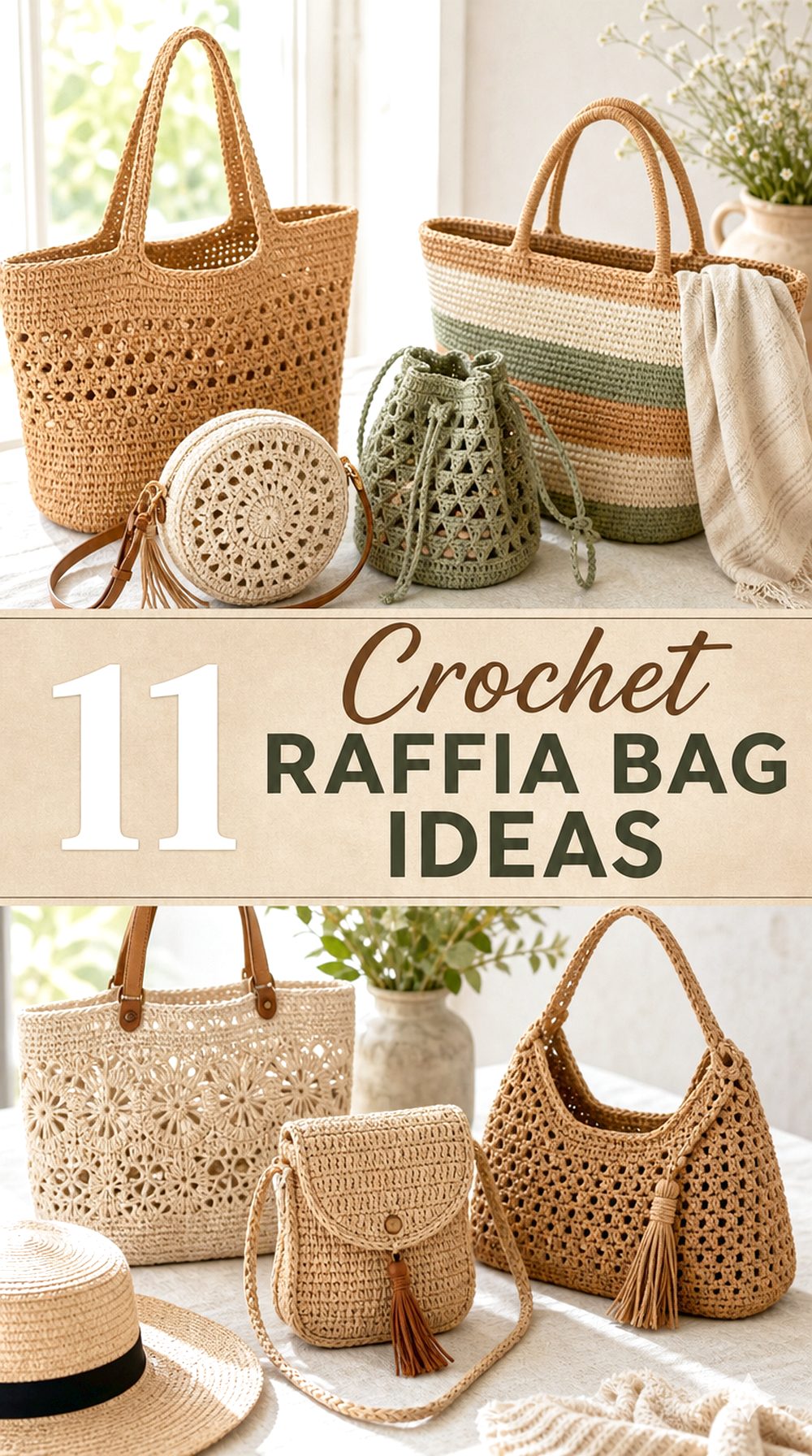 Crochet Raffia Bag Ideas