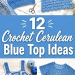 Crochet Cerulean Blue Top Ideas
