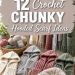Crochet Chunky Hooded Scarf Ideas