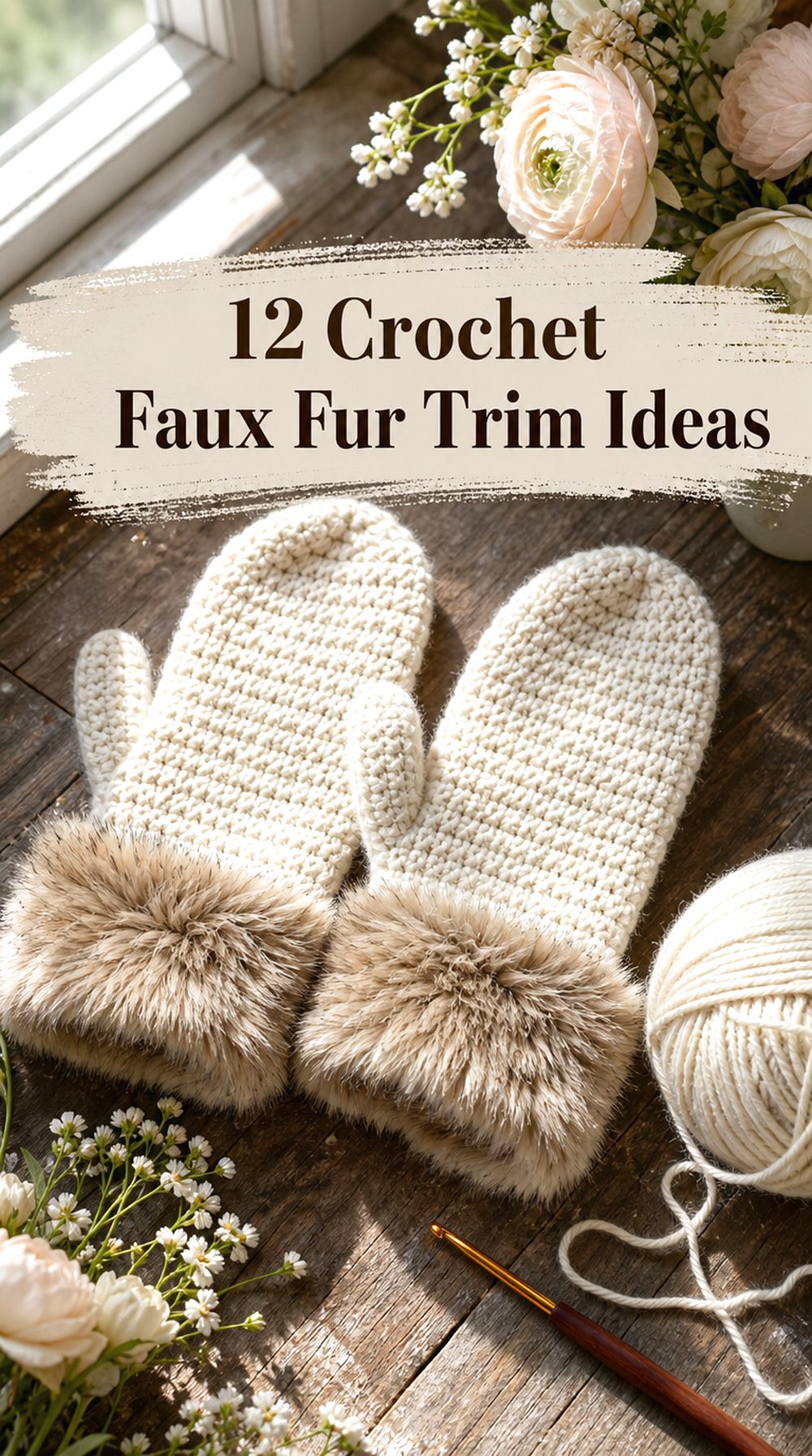 Crochet Faux Fur Trim Ideas