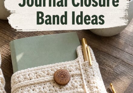 Crochet Journal Closure Band Ideas