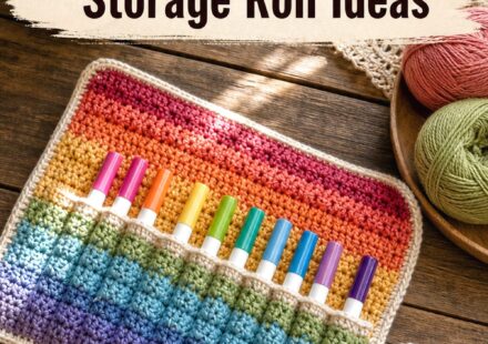 Crochet Marker Storage Roll Ideas