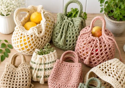 Crochet Mini Market Bag Ideas