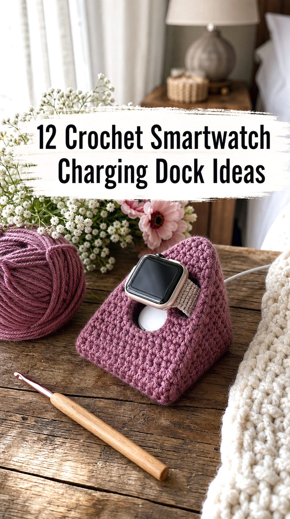 Crochet Smartwatch Charging Dock Ideas