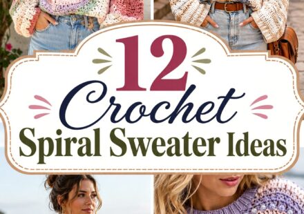 Crochet Spiral Sweater Ideas
