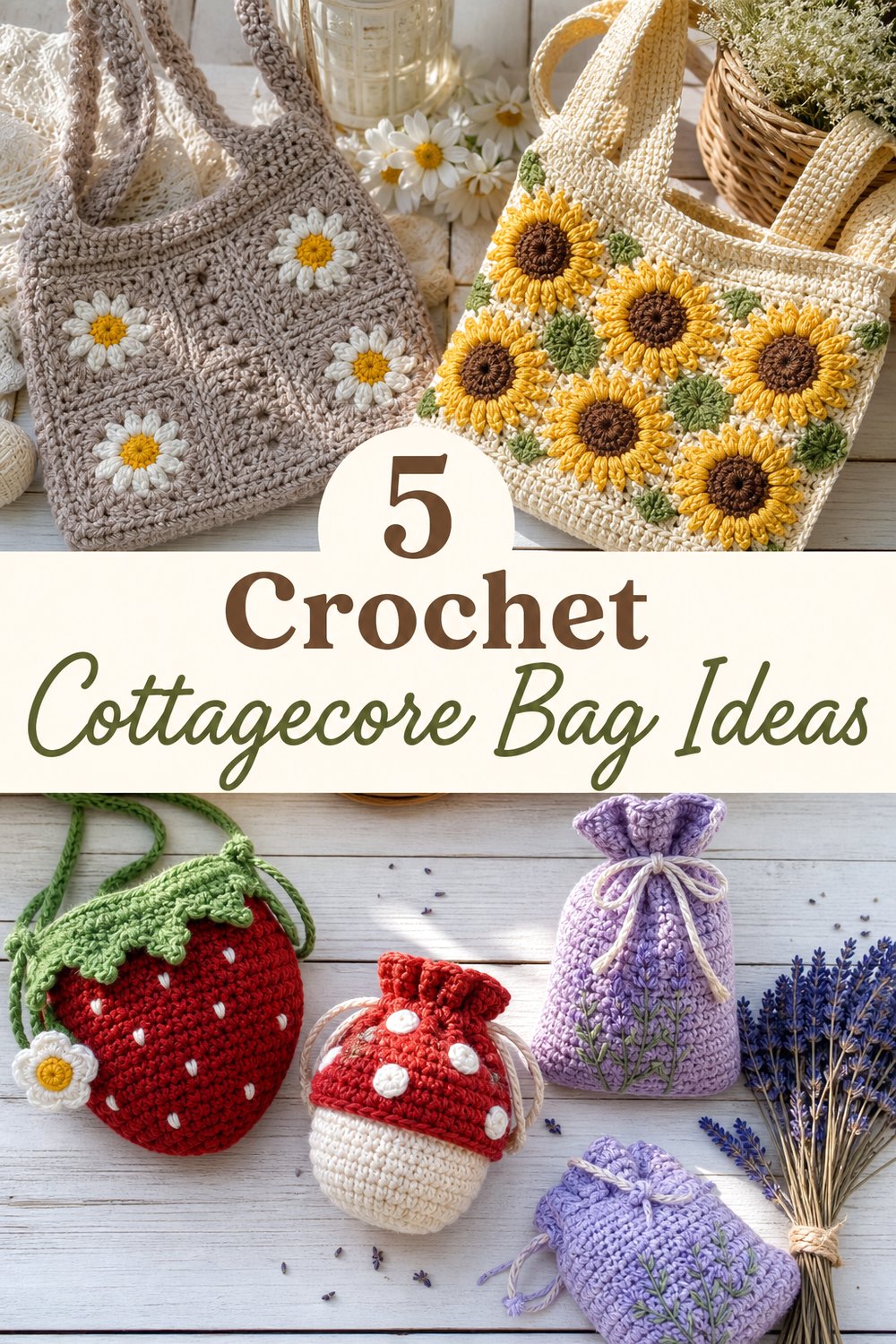 Crochet Cottagecore Bag Ideas