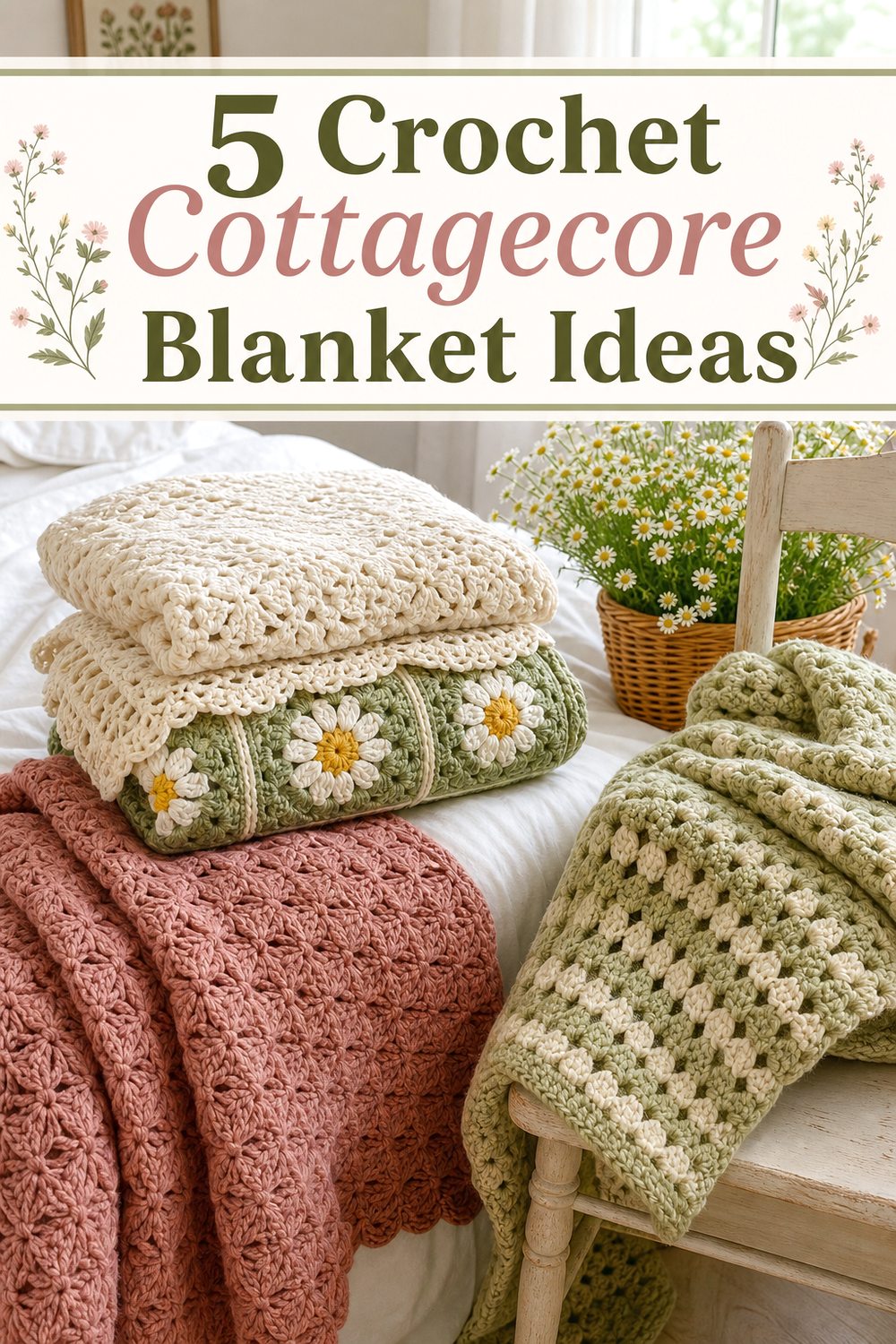 Crochet Cottagecore Blanket Ideas