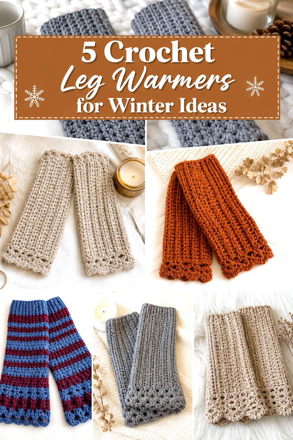 Crochet Leg Warmers for Winter Ideas