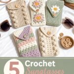 Crochet Sunglasses Pouch Ideas