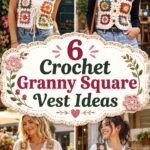Crochet Granny Square Vest Ideas