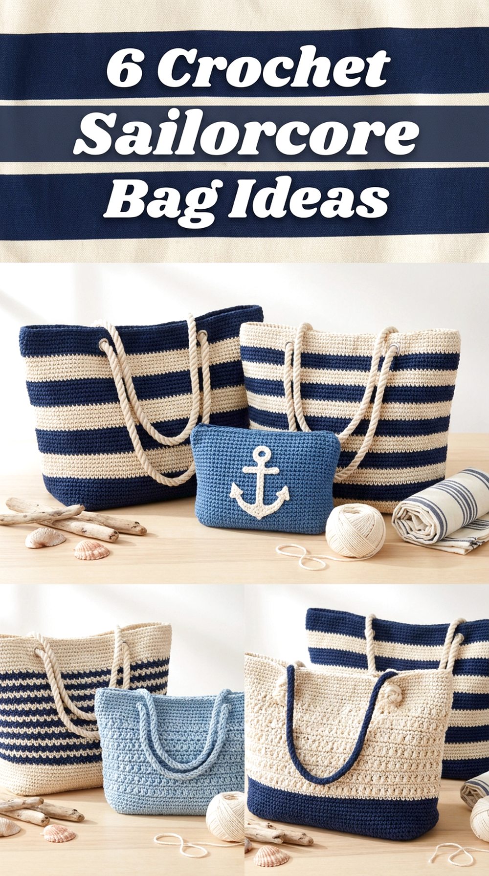Crochet Sailorcore Bag Ideas
