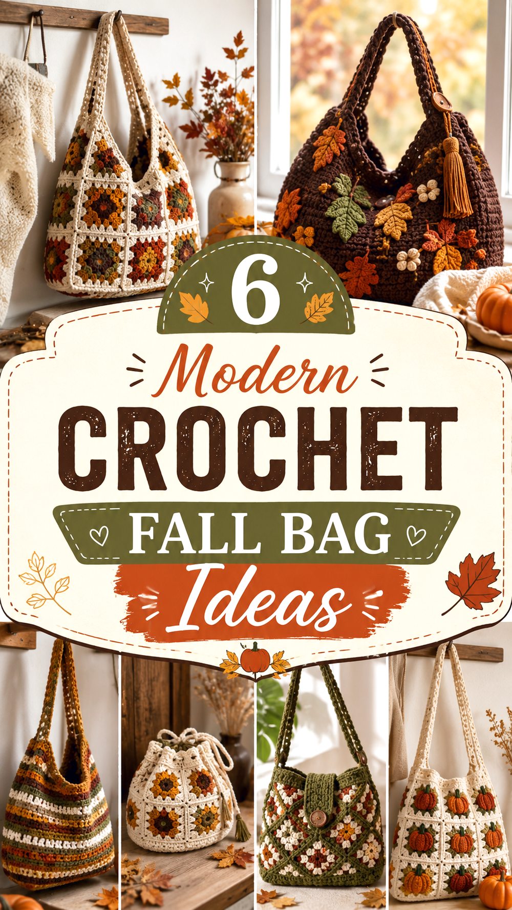 Modern Crochet Fall Bag Ideas