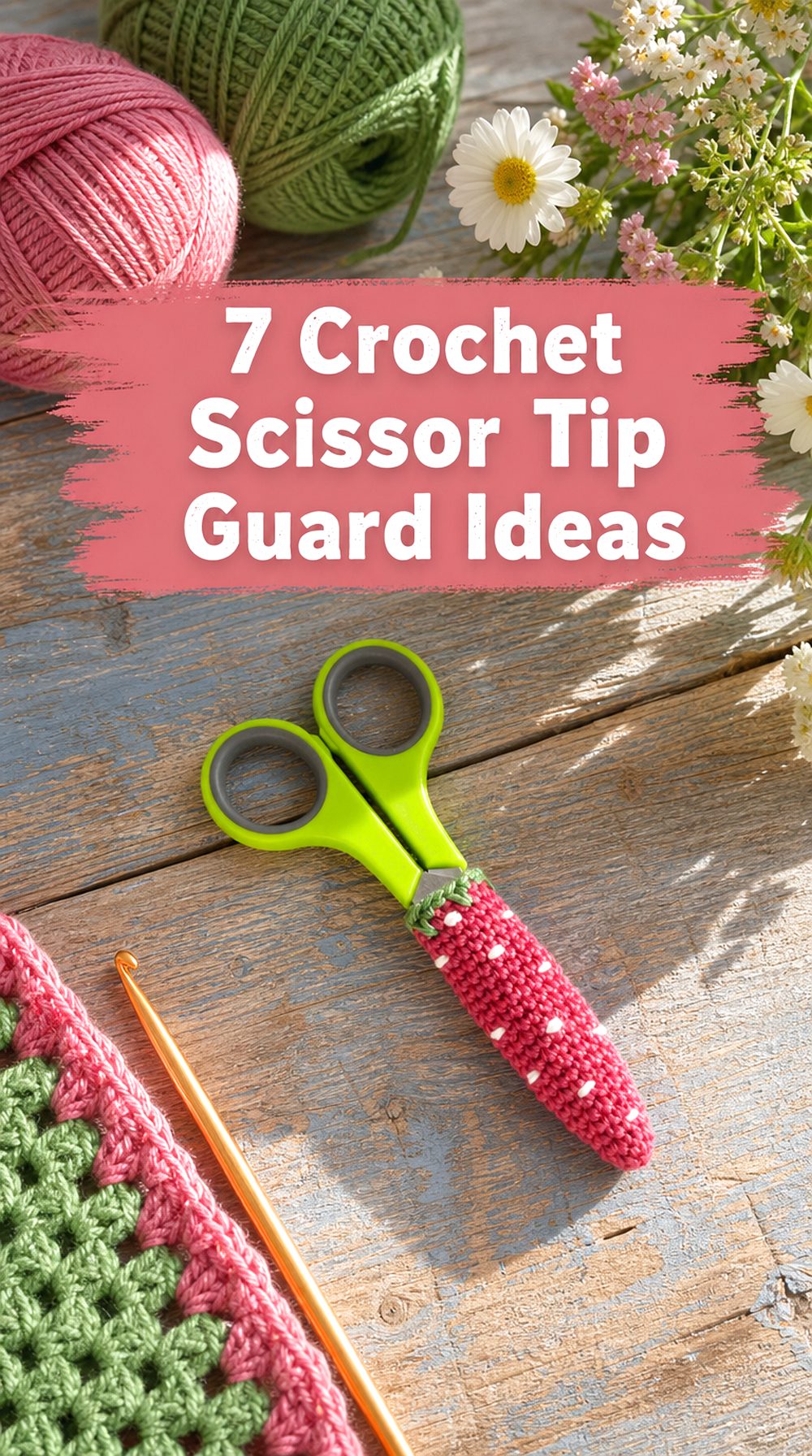 Crochet Scissor Tip Guard Ideas
