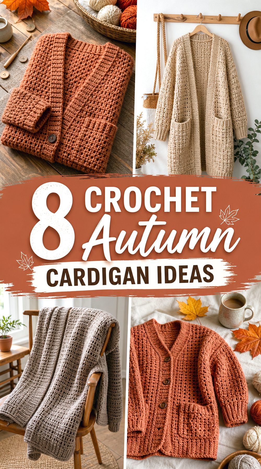 Crochet Autumn Cardigan Ideas