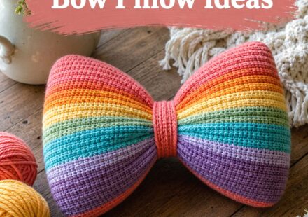 Crochet Bow Pillow Ideas