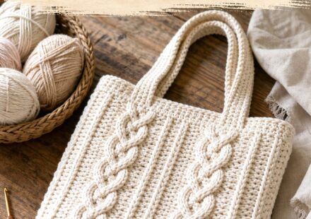 Crochet Cable Stitch Bag Ideas