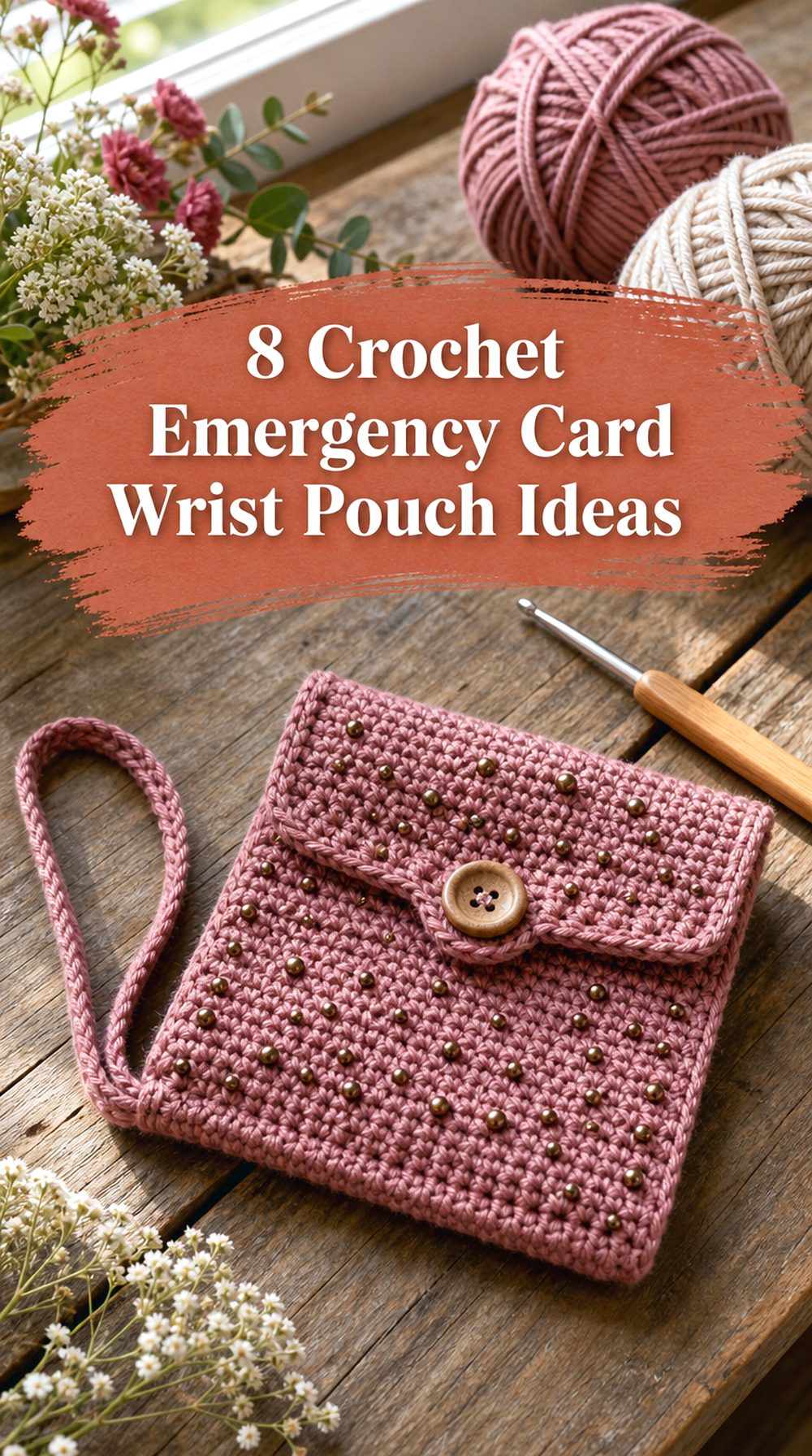 Crochet Emergency Card Wrist Pouch Ideas