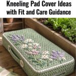 Crochet Garden Kneeling Pad Cover Ideas with Fit and Care Guidance