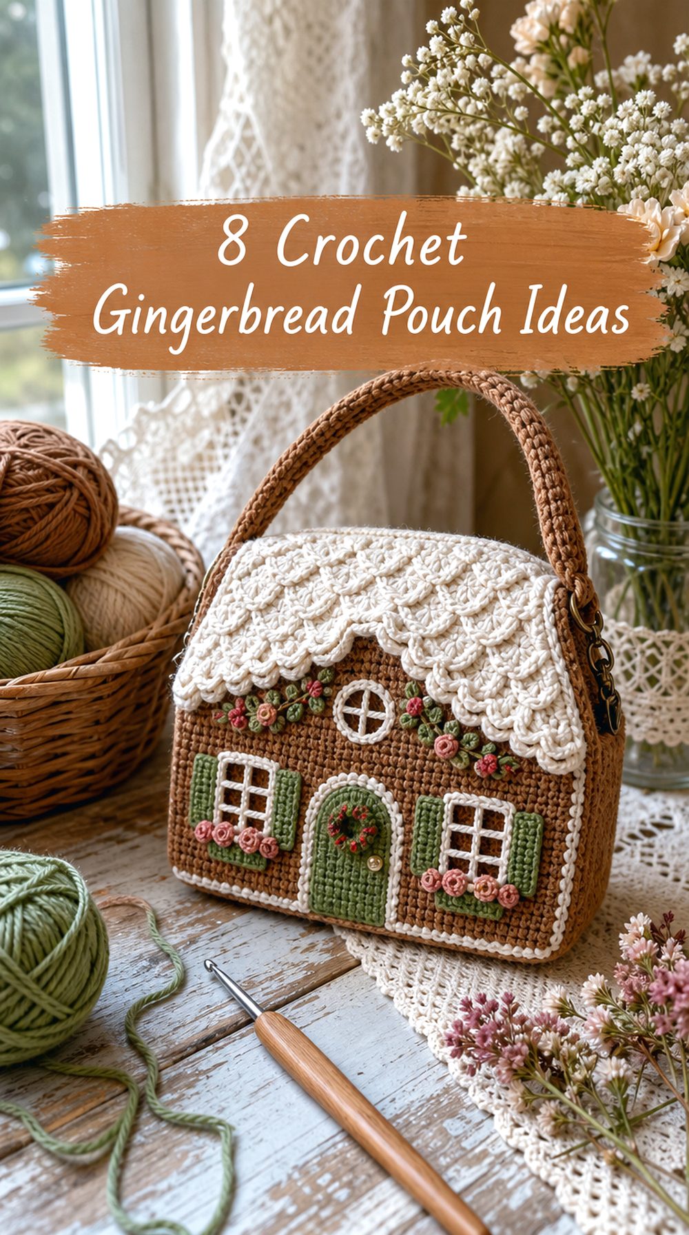 Crochet Gingerbread Pouch Ideas