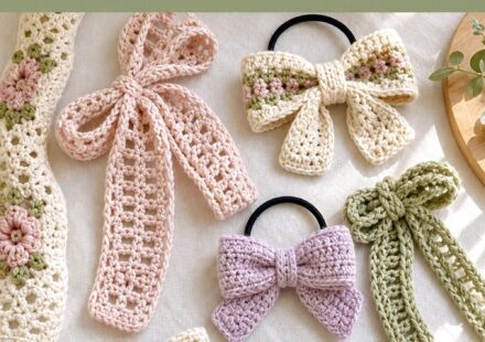 Crochet Hair Ribbon Pattern Ideas