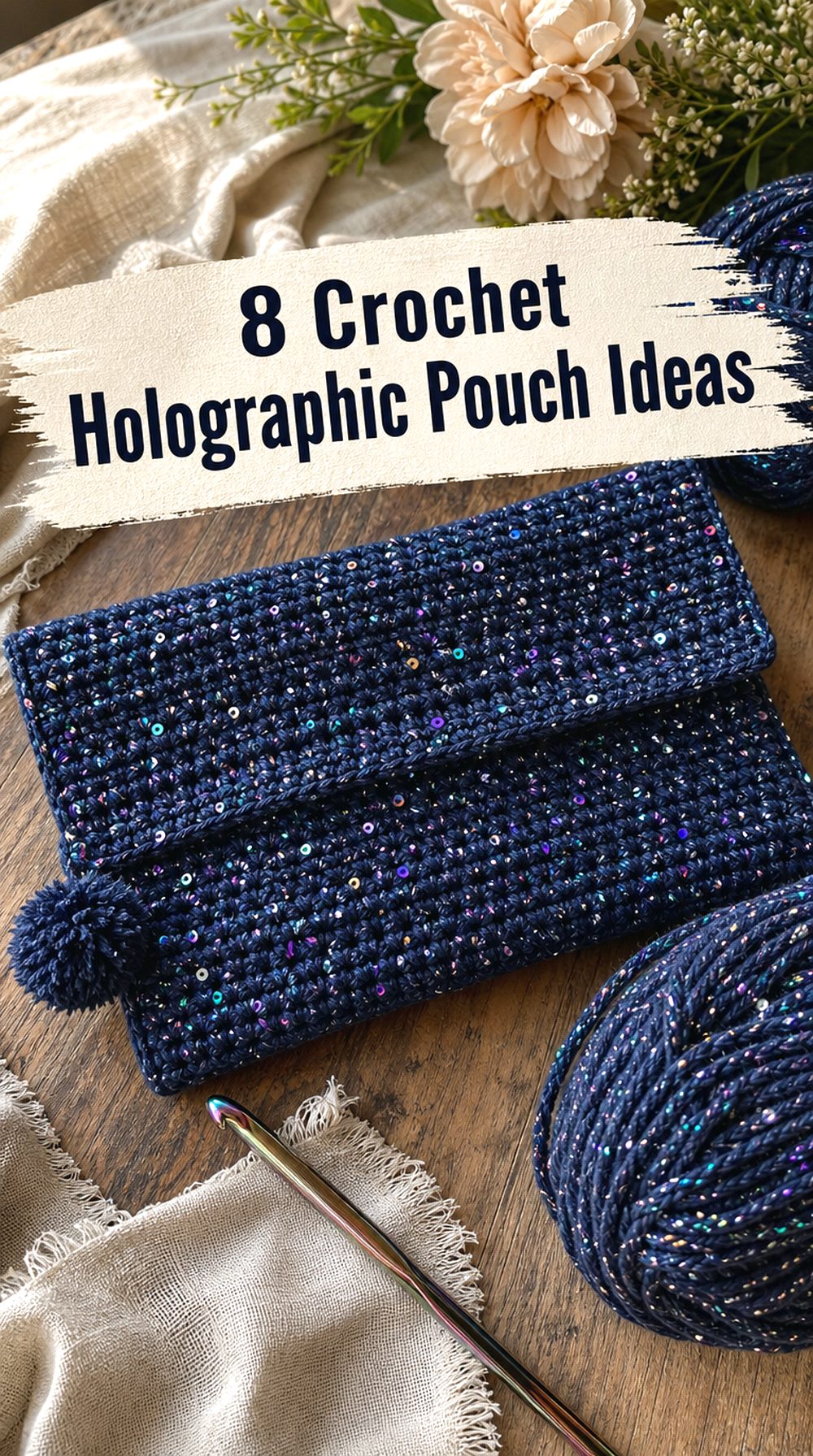 Crochet Holographic Pouch Ideas