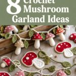 Crochet Mushroom Garland Ideas