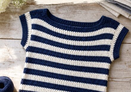 Crochet Nautical Stripe Top Ideas