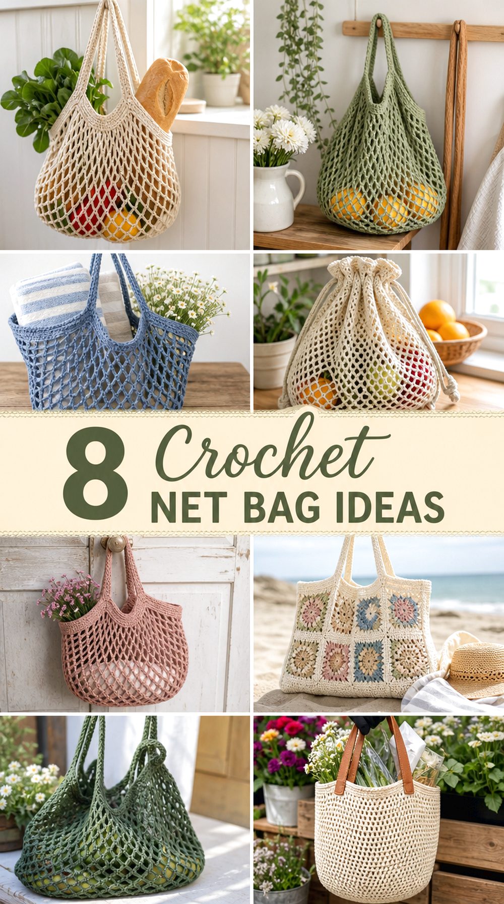 Crochet Net Bag Ideas