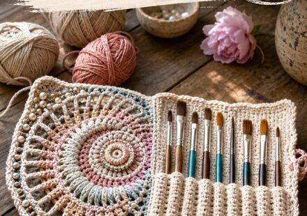 Crochet Paintbrush Roll Ideas