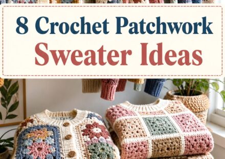 Crochet Patchwork Sweater Ideas