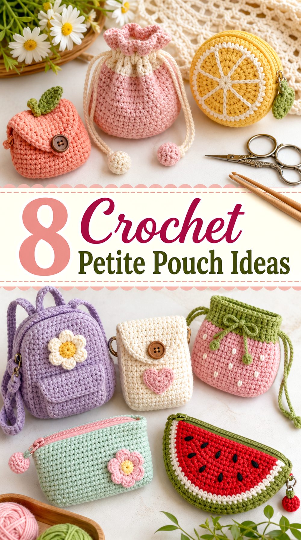 Crochet Petite Pouch Ideas