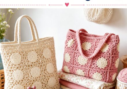Crochet Polka Dot Bag Ideas