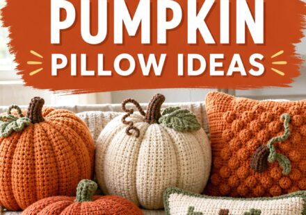 Crochet Pumpkin Pillow Ideas
