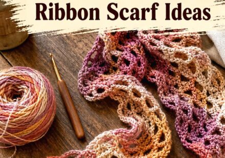 Crochet Ribbon Scarf Ideas
