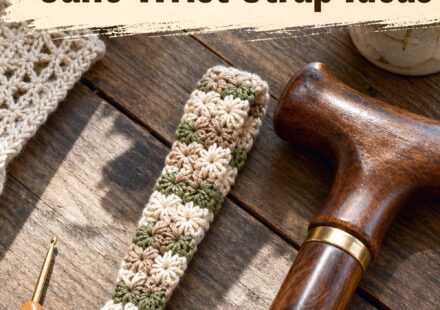Crochet Walking Cane Wrist Strap Ideas