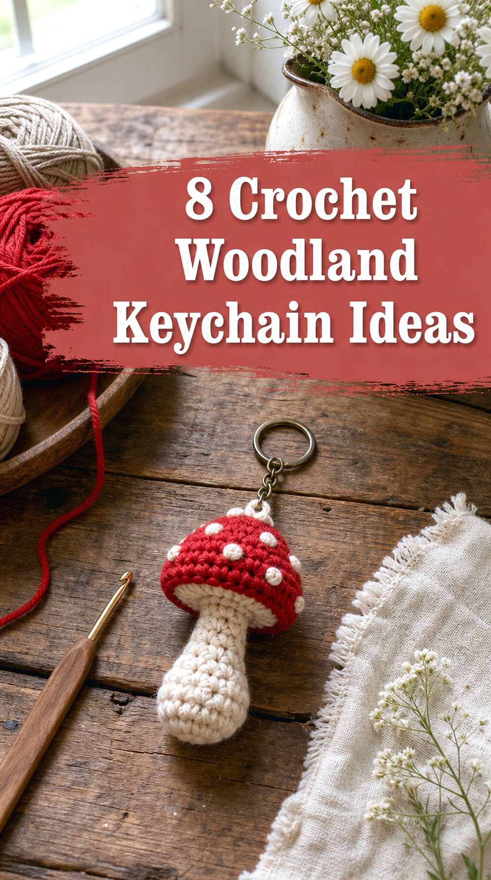 Crochet Woodland Keychain Ideas