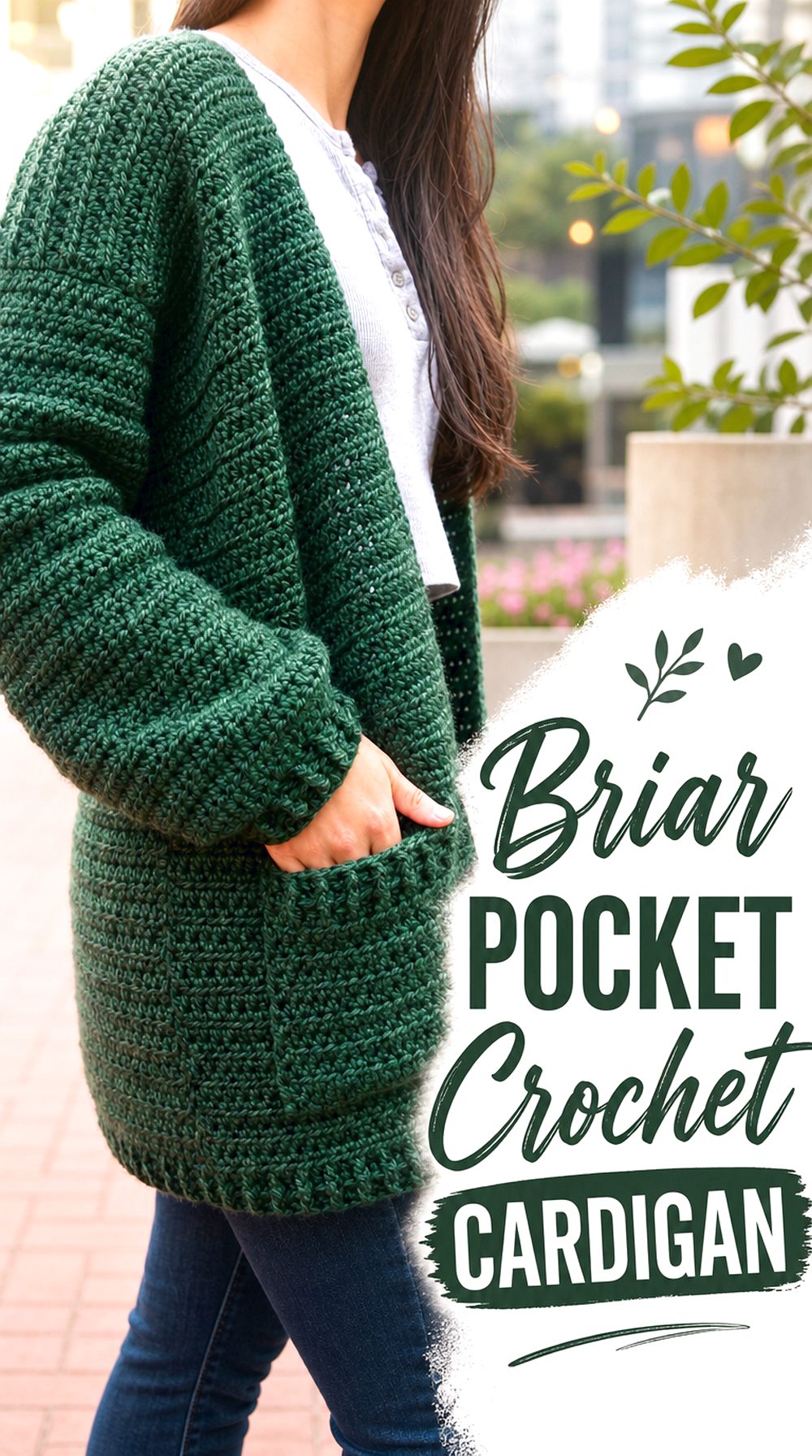 Briar Pocket Crochet Cardigan