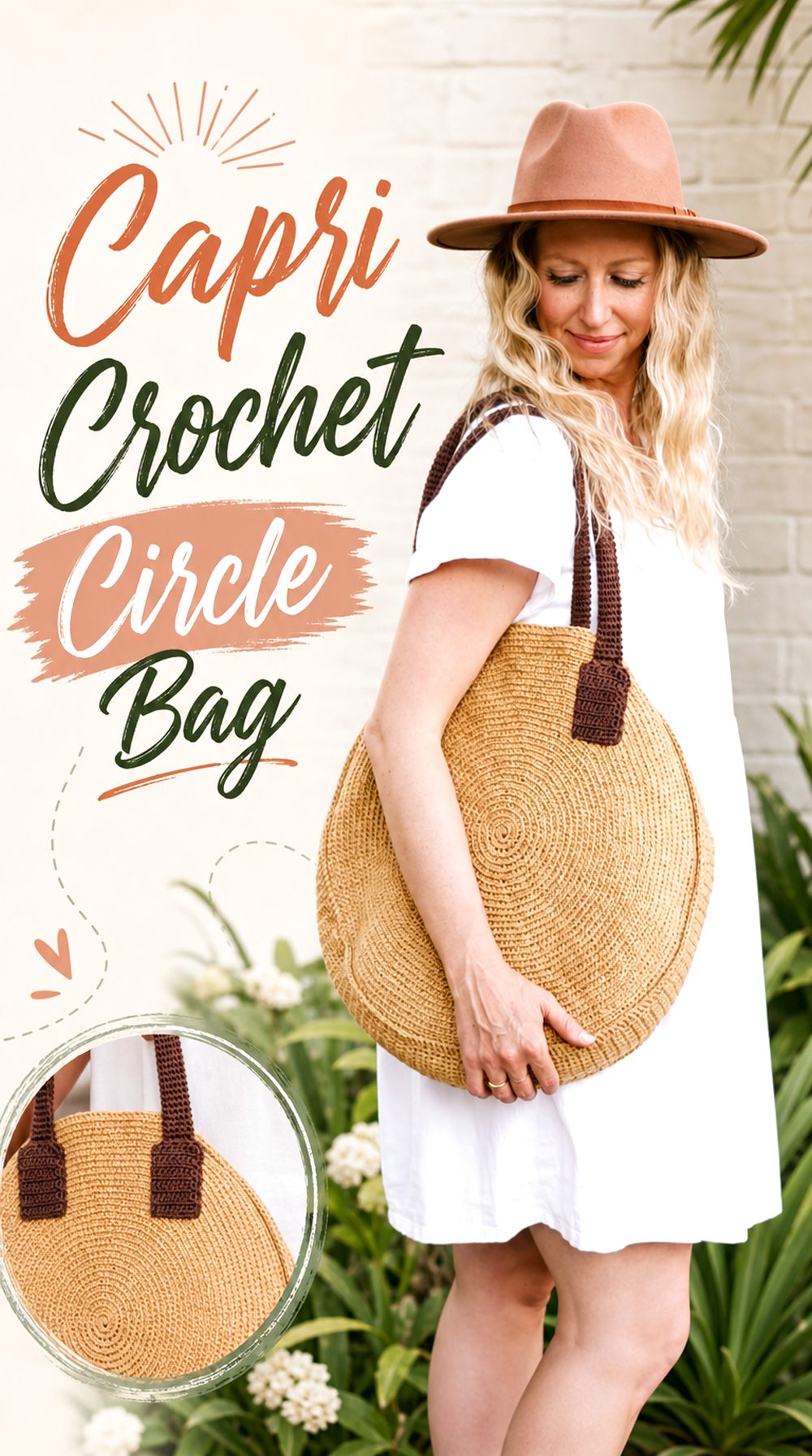 Capri Crochet Circle Bag